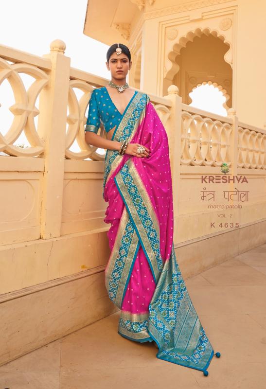 Kreshva mantra patola vol-2 patola sarees bulk